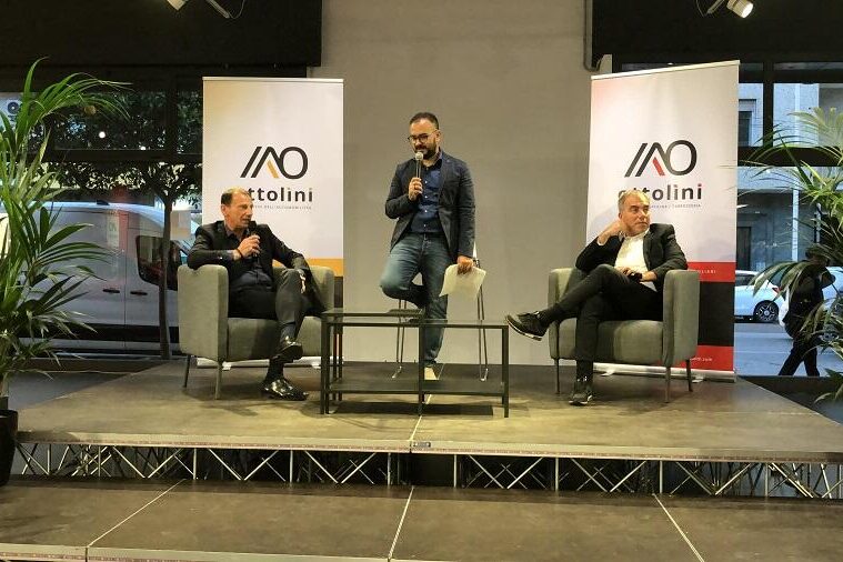 Nereo Bonato e Pierluigi Carta, rispettivamente direttore sportivo del Cagliari e direttore sportivo del Settore Giovanile del Cagiari