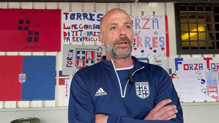 Alfonso Greco, allenatore della Torres | Foto Centotrentuno