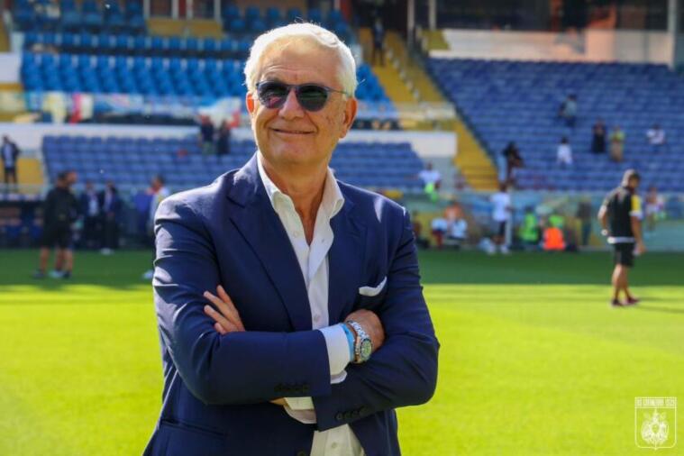 Floriano Noto, presidente del Catanzaro | Foto US Catanzaro