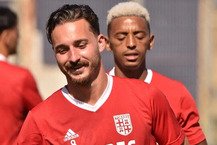 Alessandro Masala, centrocampista della Torres | Foto Facebook Torres