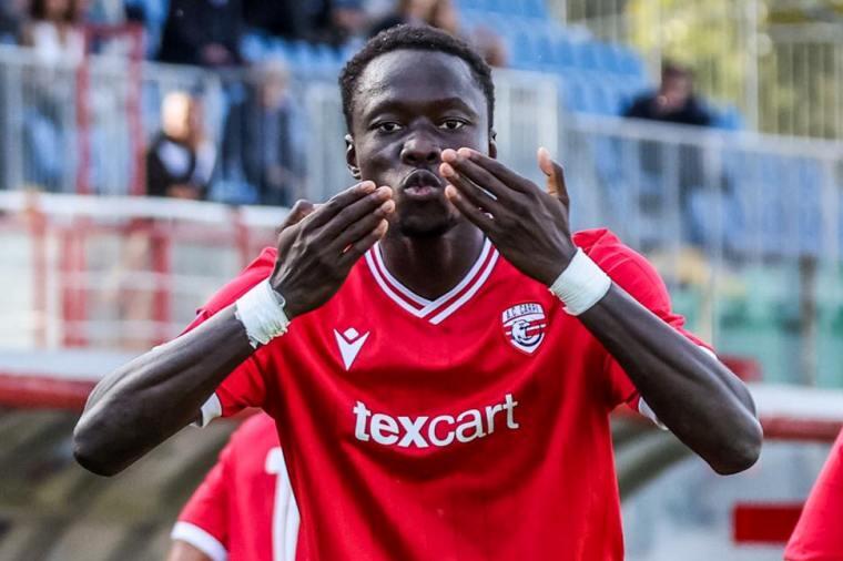 Abdoulaye Sall, attaccante del Carpi confermato per la Serie C | Foto Facebook Lega Nazionale Dilettanti