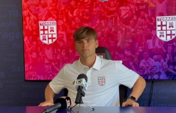 Michael Brentan, durante la sua conferenza stampa di presentazione | Foto Centotrentuno