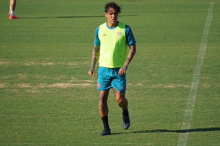 Nicolas Viola durante l'allenamento | Foto Centotrentuno