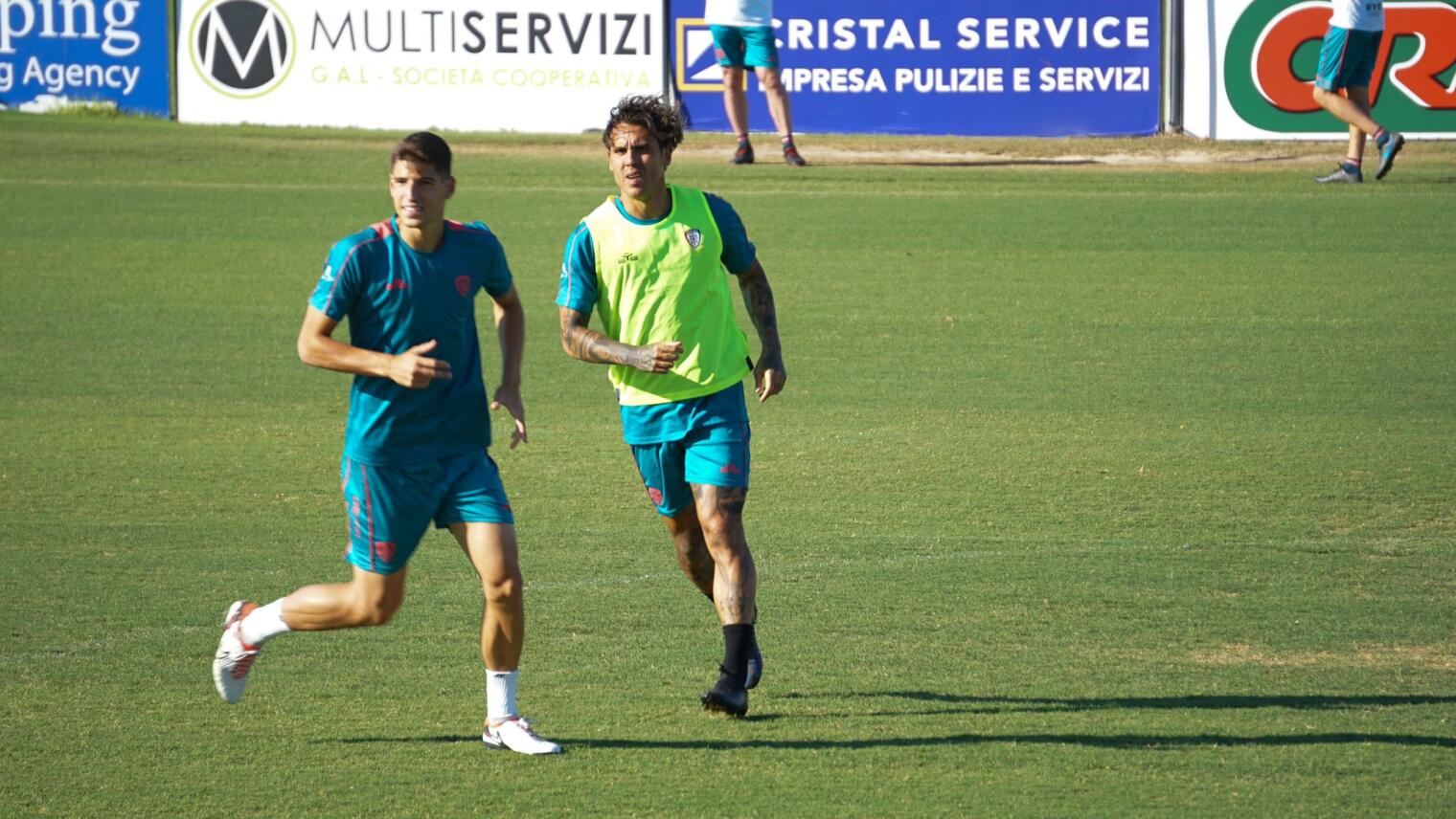 Nicolas Viola e Matteo Prati durante l'allenamento | Foto Centotrentuno