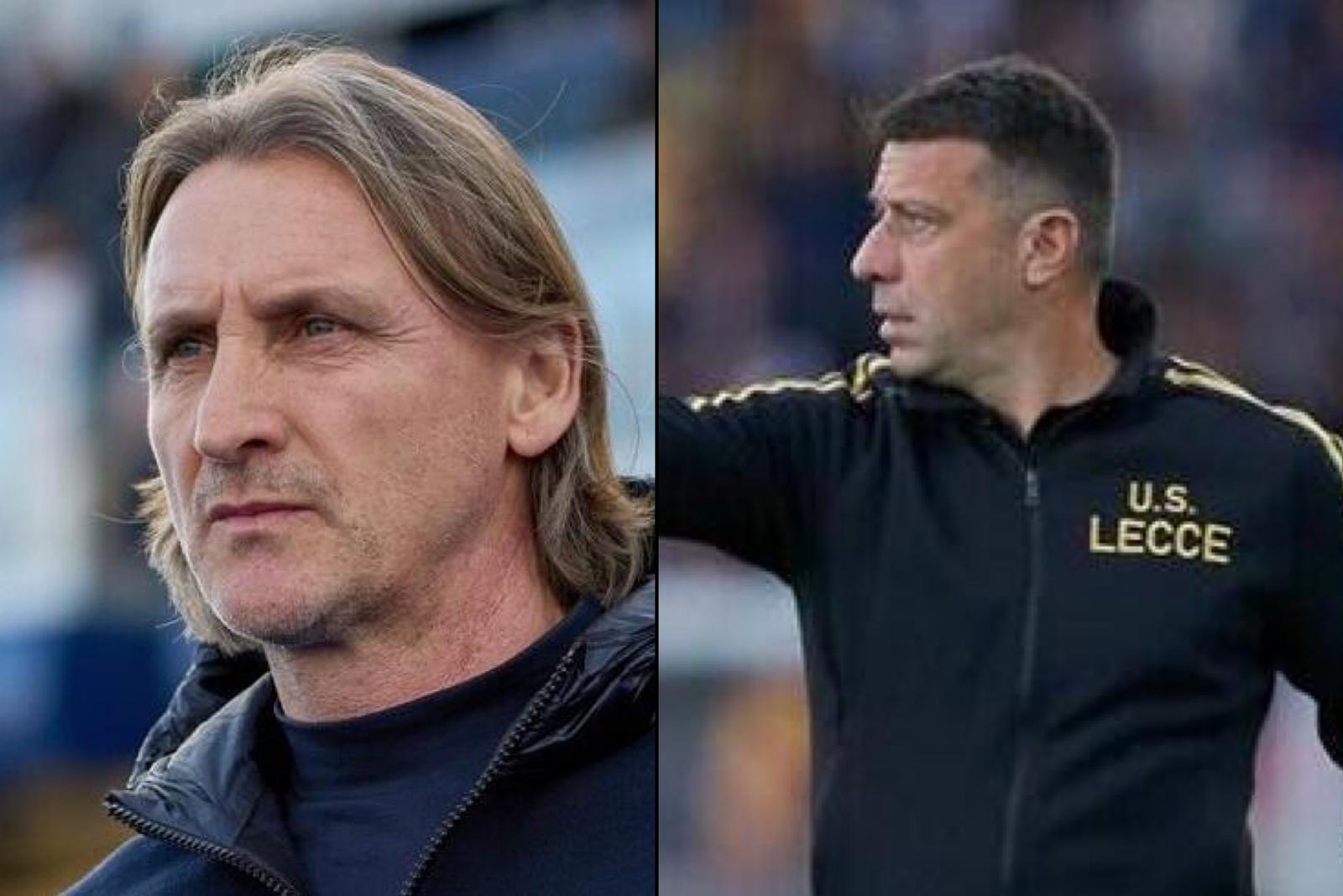 A sx Davide Nicola, a dx Roberto D'Aversa