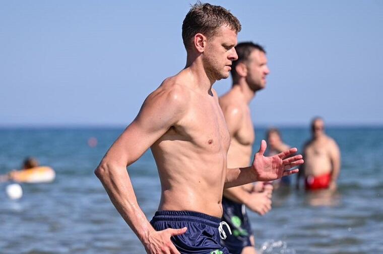 Bendzius-Dinamo-Sassari-Allenamento-Platamona