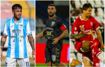 Bentivegna (Pescara), Ragatzu (Pontedera) e Ryder Matos (Perugia), tra i protagonisti della prossima Serie C 2024/2025 | Foto Facebook Pescara Calcio/ Foto Nicolò Farina