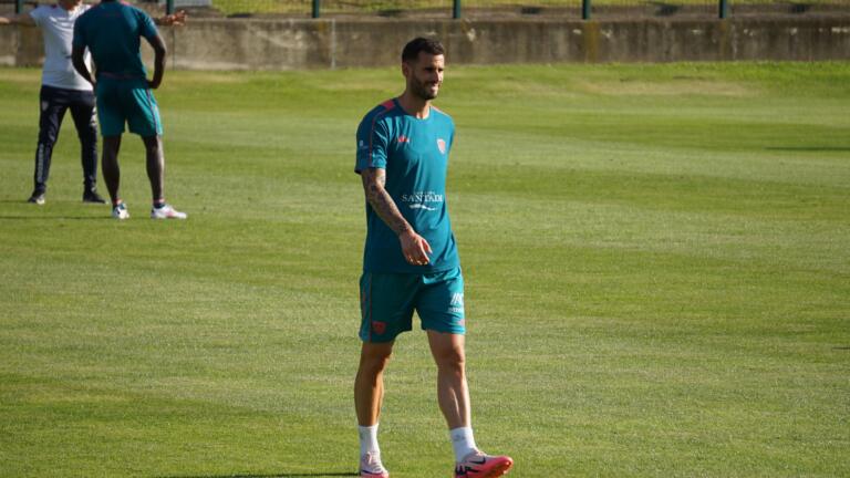 Gaston Pereiro durante il ritiro di Chatillon