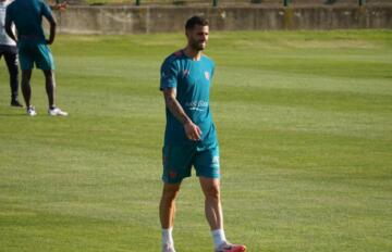 Gaston Pereiro durante il ritiro di Chatillon