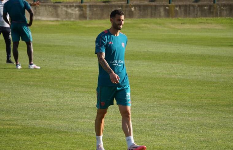 Gaston Pereiro durante il ritiro di Chatillon