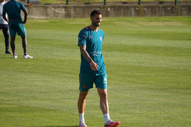 Gaston Pereiro durante il ritiro di Chatillon
