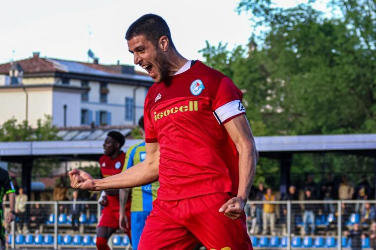 Diego Borghini, capitano dell'AlbinoLeffe | Foto Facebook U.C. AlbinoLeffe