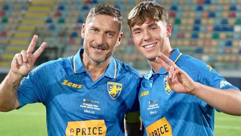 Francesco e Cristian Totti