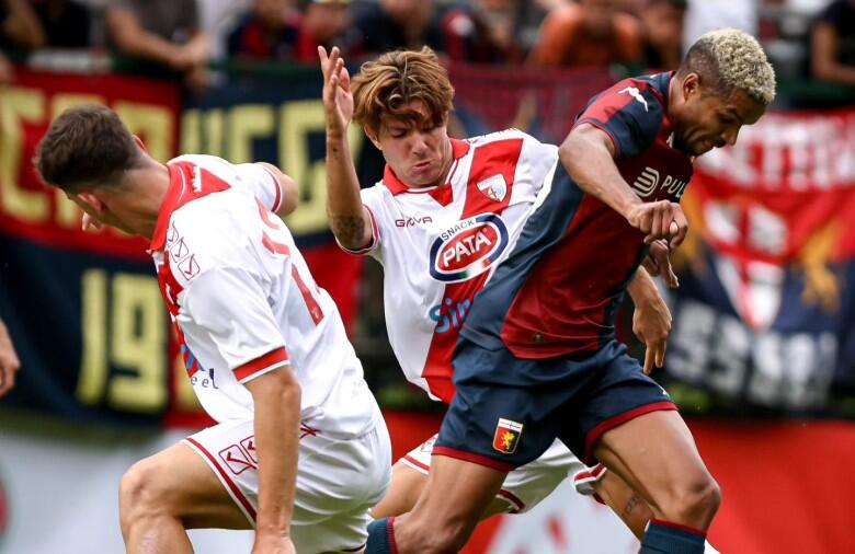 Una fase di gioco dell'amichevole tra Mantova e Genoa | Foto Facebook Mantova 1911