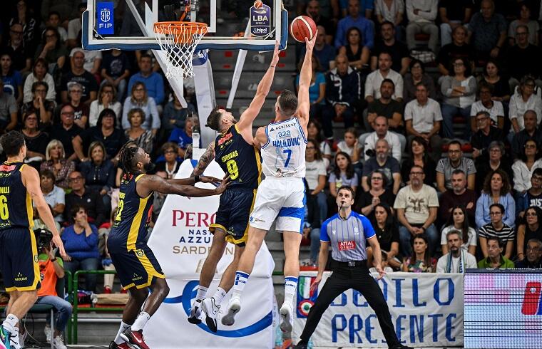 Miralem Halilovic Banco di Sardegna Dinamo Sassari - Givova Scafati Legabasket LBA Serie A Unipol 2024-2025 Sassari, 28/09/2024 Foto L.Canu / Ciamillo-Castoria