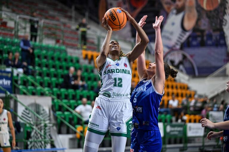 Sparkle Taylor delle Dinamo Women, foto di Luigi Canu