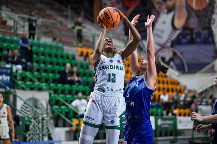 Sparkle Taylor delle Dinamo Women, foto di Luigi Canu