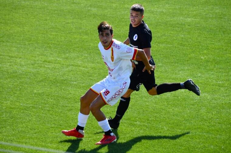 Federico Piga, attaccante dell'Atletico Uri | Foto Paolo Massaro