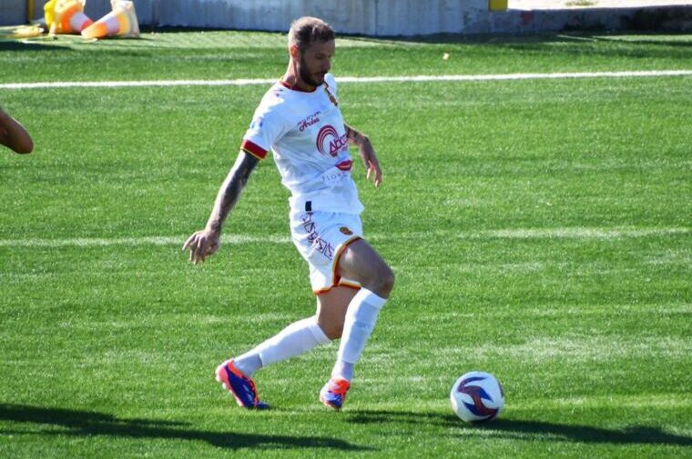 Matteo Fedele, centrocampista Atletico Uri | Foto Paolo Massaro