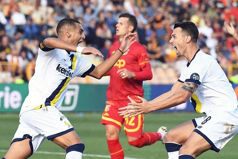 Esultanza Idrissi Catanzaro-Modena