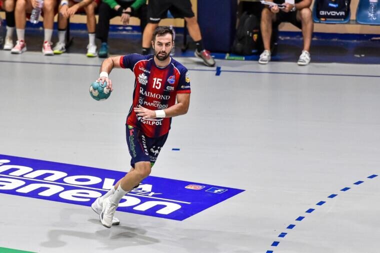 Dino Amidovic della Raimond Sassari, foto di Claudio Atzori