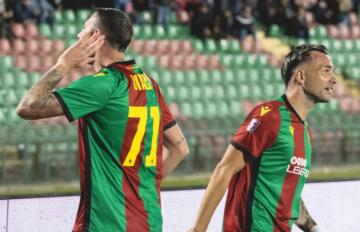 Un'esultanza della Ternana nella gara contro l'Ascoli | Foto Facebook Ternana Calcio