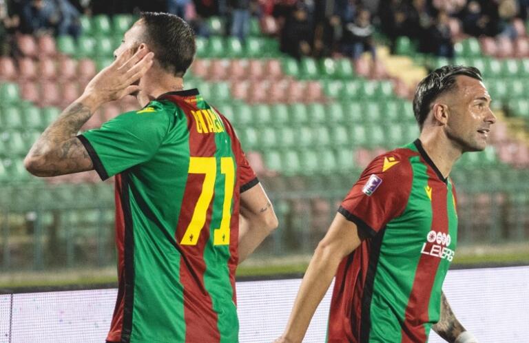 Un'esultanza della Ternana nella gara contro l'Ascoli | Foto Facebook Ternana Calcio