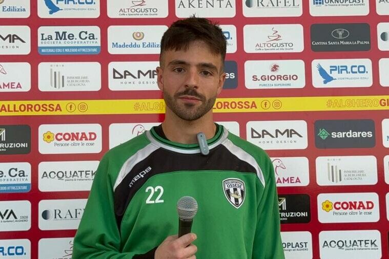 Antonio Sechi portiere Ossese