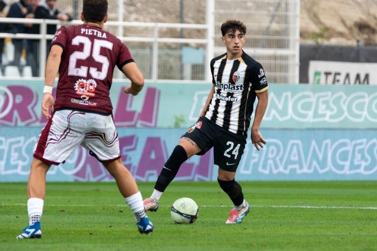 Augusto Bando, talento classe 2006 del centrocampo bianconero | Foto Facebook Ascoli Calcio 1898