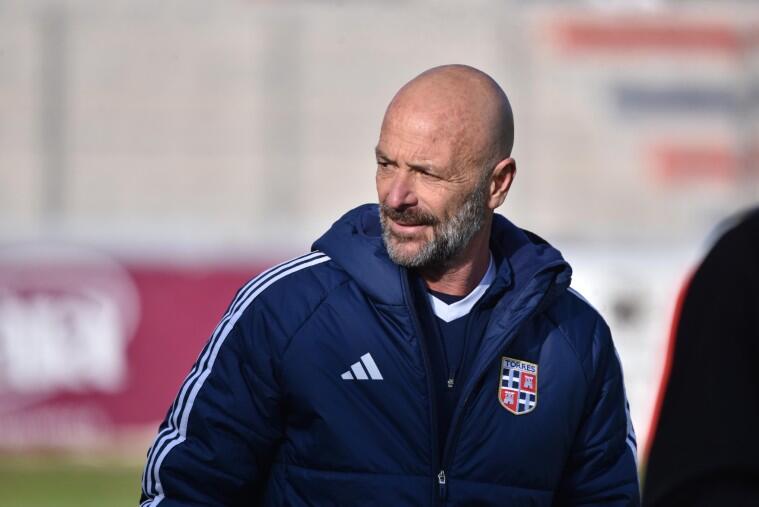Alfonso Greco, tecnico della Torres | Foto Alessandro Sanna