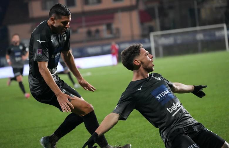 Un'esultanza della Pianese nella gara contro il Gubbio | Foto Facebook US Pianese