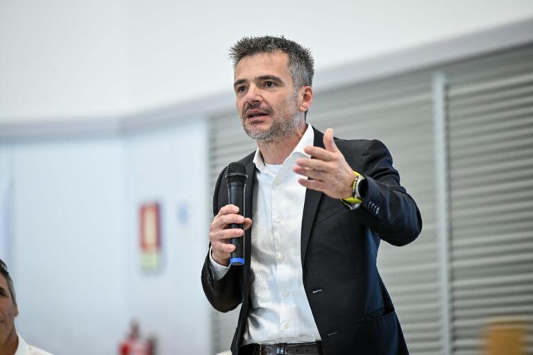 Andrea Alessandrini, patron della FC Alghero | Foto Luigi Canu