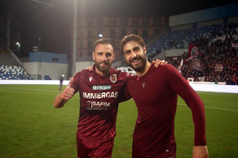 Scappini e Zamparo, passato e futuro della Torres, ai tempi della Reggiana | Foto A.C. Reggiana