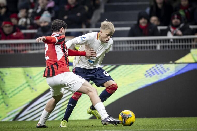 Mattia Felici durante Milan-Cagliari | Foto Valerio Spano