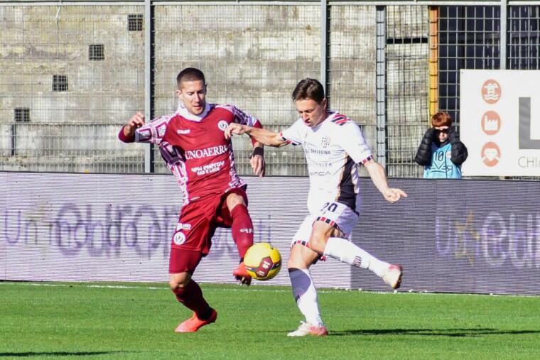 Manuel Fischnaller durante Arezzo-Torres | Foto SS Arezzo