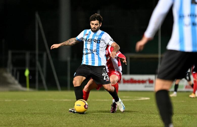 Francesco Bombagi in azione con la maglia del Legnago | Foto US Legnago