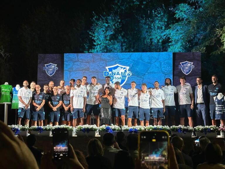 La presentazione della Dinamo Sassari 2025-26 a Sella e Mosca (Alghero) | Foto Centotrentuno