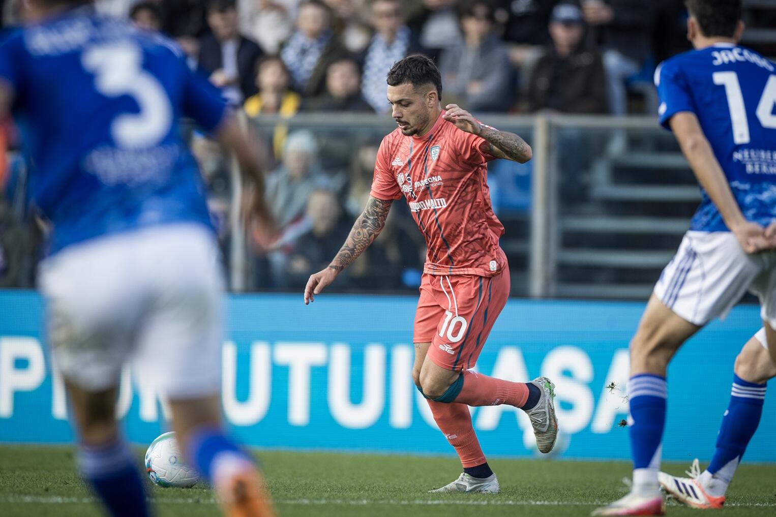 Gianluca Gaetano, giocatore del Cagliari | Foto Valerio Spano