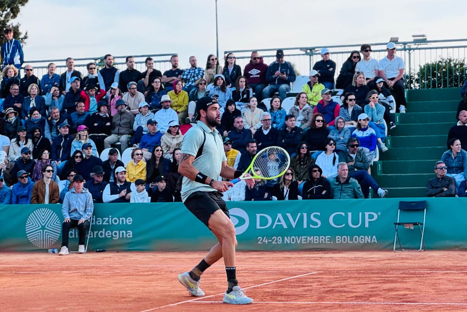 Matteo Berrettini in azione | Foto Centotrentuno